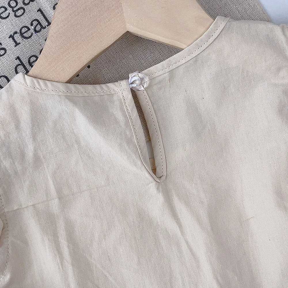 Clothing Sets Bear Leader South Korean Girls Set 2023 Summer Cute Embossed Top Shorts Girls Set Two Piece Girls Fashion Set WX