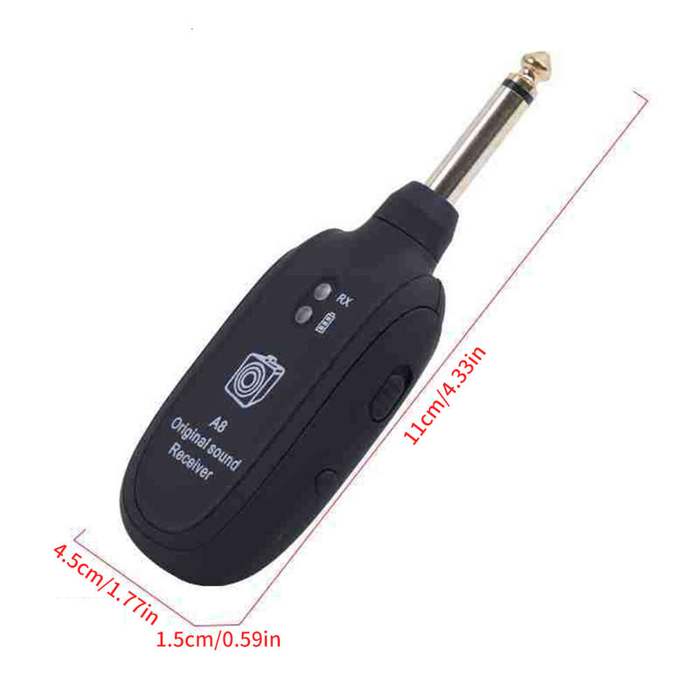 New New A8 System Receiver Built-in Rechargeable Wireless Transmitter For Guitar Accessories