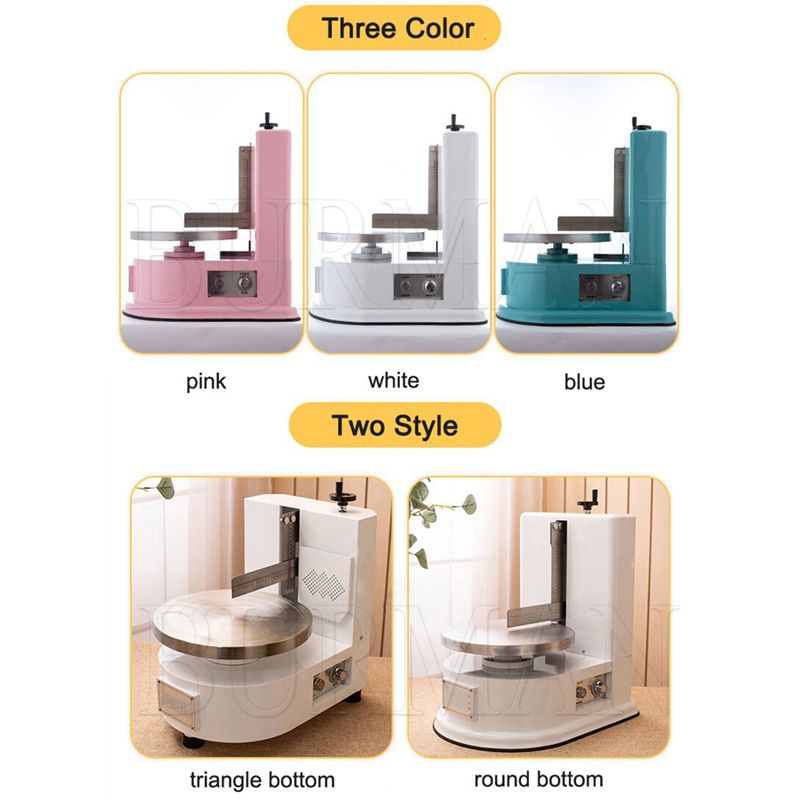 Bakery Equipment Birthday Cake Automatic Decorating Cream Depositor Smoother Frosting Coating Icing Spreading Machine