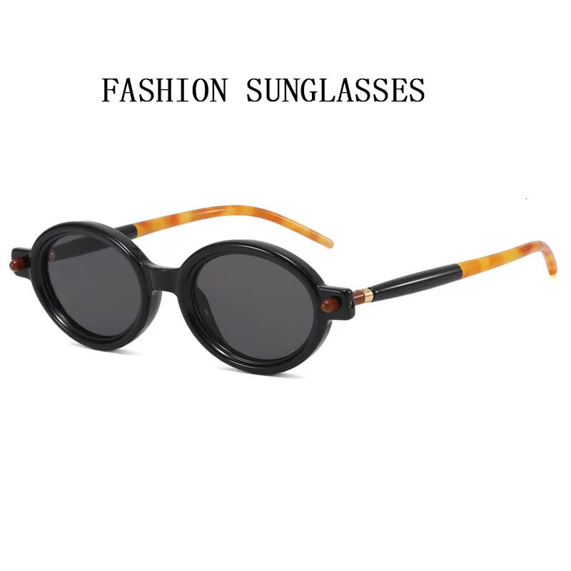 Retro Oval Sunglasses For Men Vintage Steampunk Sunglasses Women Trendy Luxe Punk Fashion Glasses Gafas De Sol Hombre Lunette 240514