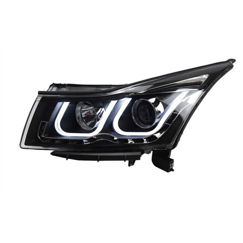 Headlight For Cruze 20 08-20 15 LED Head Lamp DRL Turn Signal Angel Eyes Daytime Light LED Projector Bifocal Lens