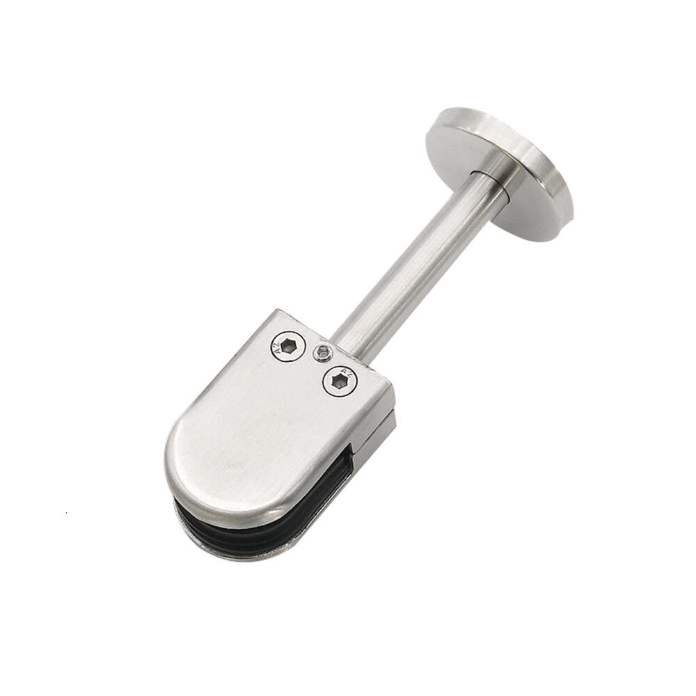New 304 Stainless Steel Clamps Adjustable Glass Holder for Staircase Handrail Glass-to-ground Fixed Bracket 65x43x26