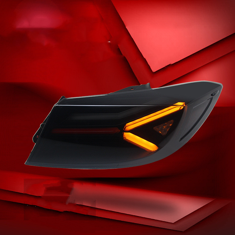 Taillight Assembly for Toyota GR86 Subaru BRZ Fishbone Taillights LED Dynamic Turn Signal Light Street Light