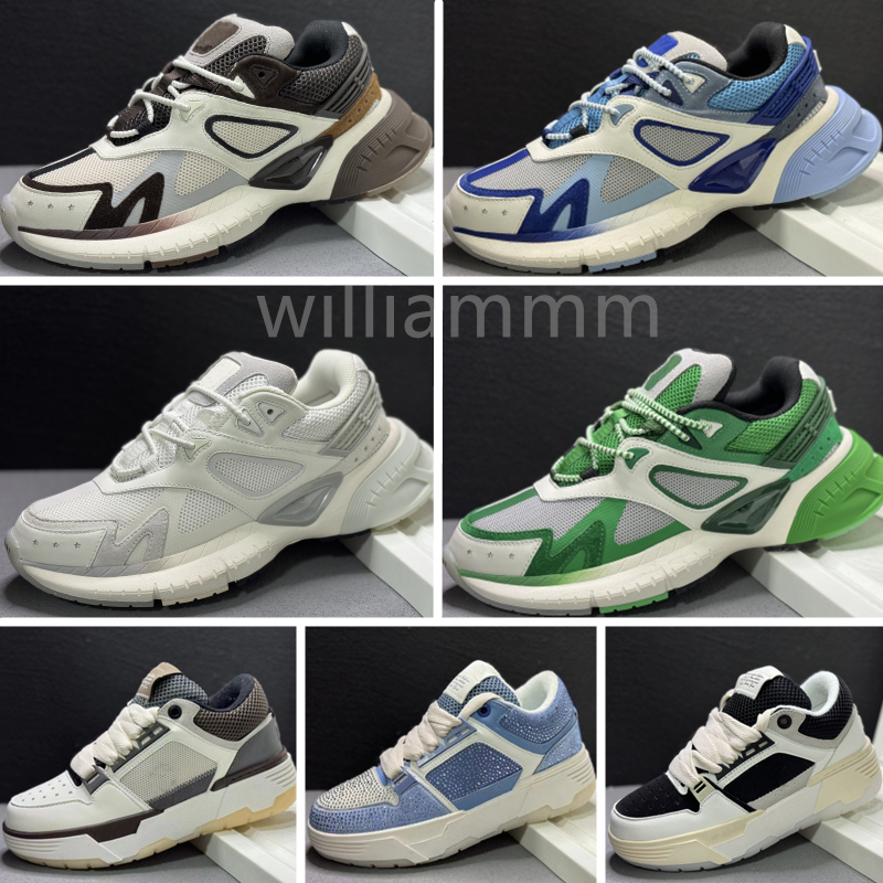 Desinger shoes MA RUNNER MA-1 lace-up Bread Sneaker Shoes amis Luxury Designer Men Women Platform Shoes Men Women Nubuck Mesh Shoes Leather outdo