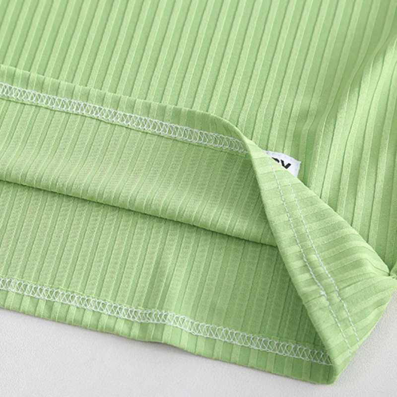 Clothing Sets Summer baby girl clothing set childrens flip collar ice silk T-shirt and pants 2-piece set childrens casual top WX