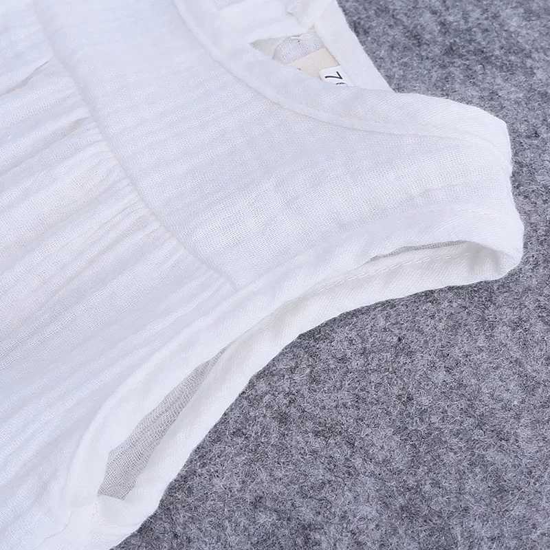 Clothing Sets Fashion toddler girl summer clothing cotton linen childrens clothing set sleeveless vest+shorts 2-piece childrens clothing set 0-4 years