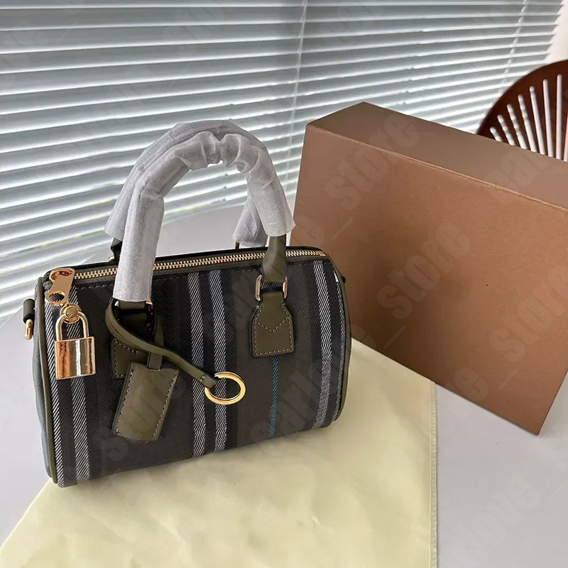 Women Designer Bag stripe Cross Body Boston Tote shopping Handbag woman Shopping Bag plaid pillow Totes Top Handle totes crossbody bags