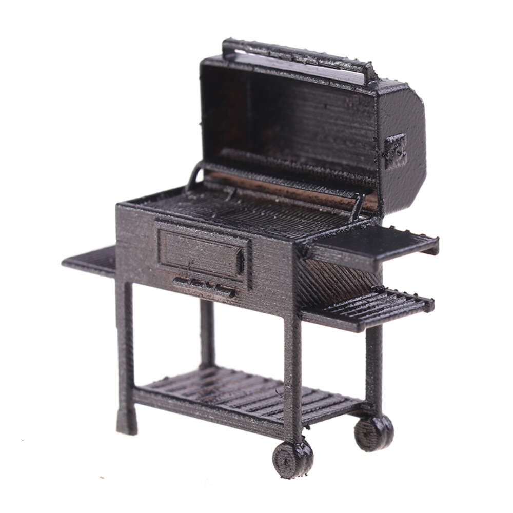 1/20 Scale Miniature Mini Furniture BBQ Grill Gadget Model Kitchen Accessories For Doll House Decor Pretend Play Toys