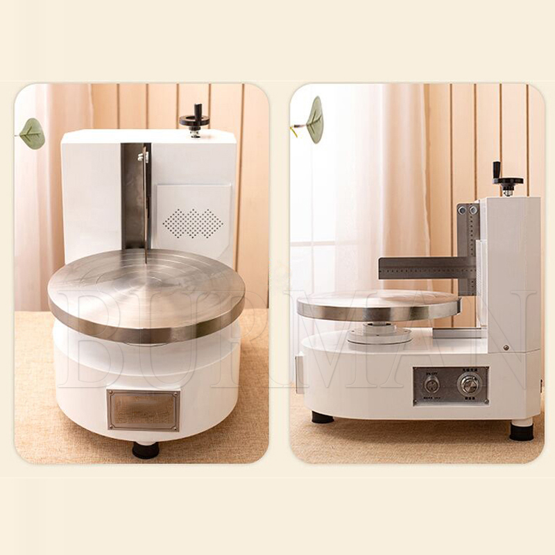 Bakery Equipment Birthday Cake Automatic Decorating Cream Depositor Smoother Frosting Coating Icing Spreading Machine