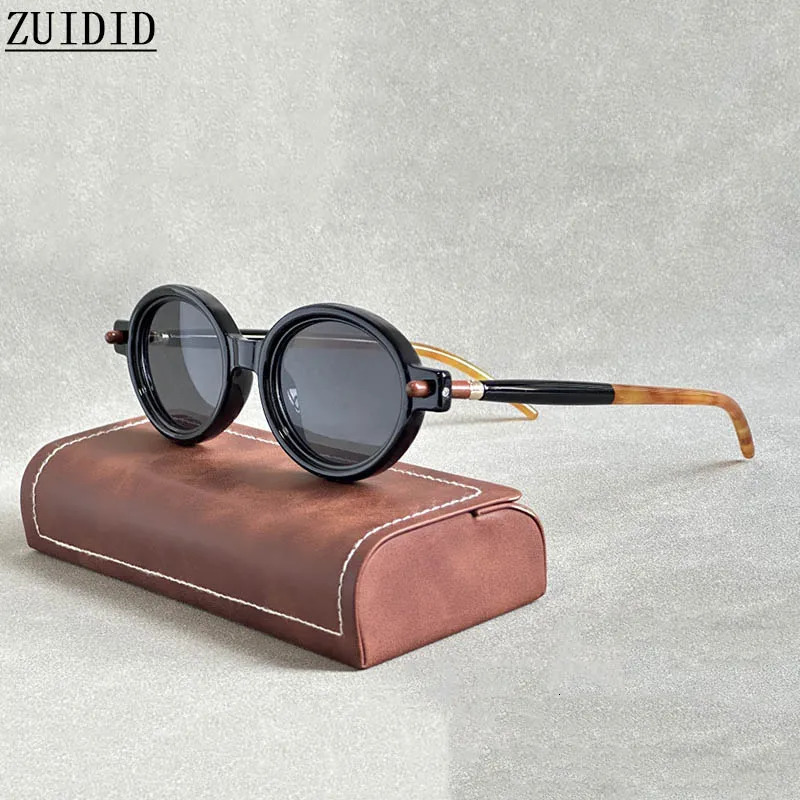 Retro Oval Sunglasses For Men Vintage Steampunk Sunglasses Women Trendy Luxe Punk Fashion Glasses Gafas De Sol Hombre Lunette 240514