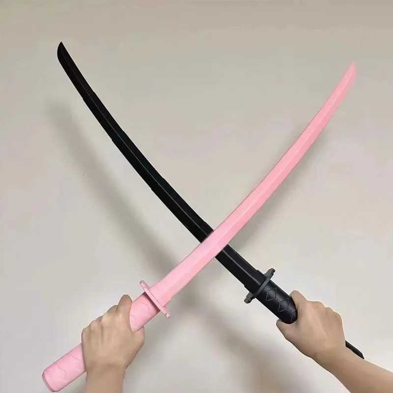 10PCS Decompression Toy 3D Gravity Knife Katana Stretchable Cos Decompression Creative Retractable Katana Toy 3D Printing Gravity Sword Gifts For Frie