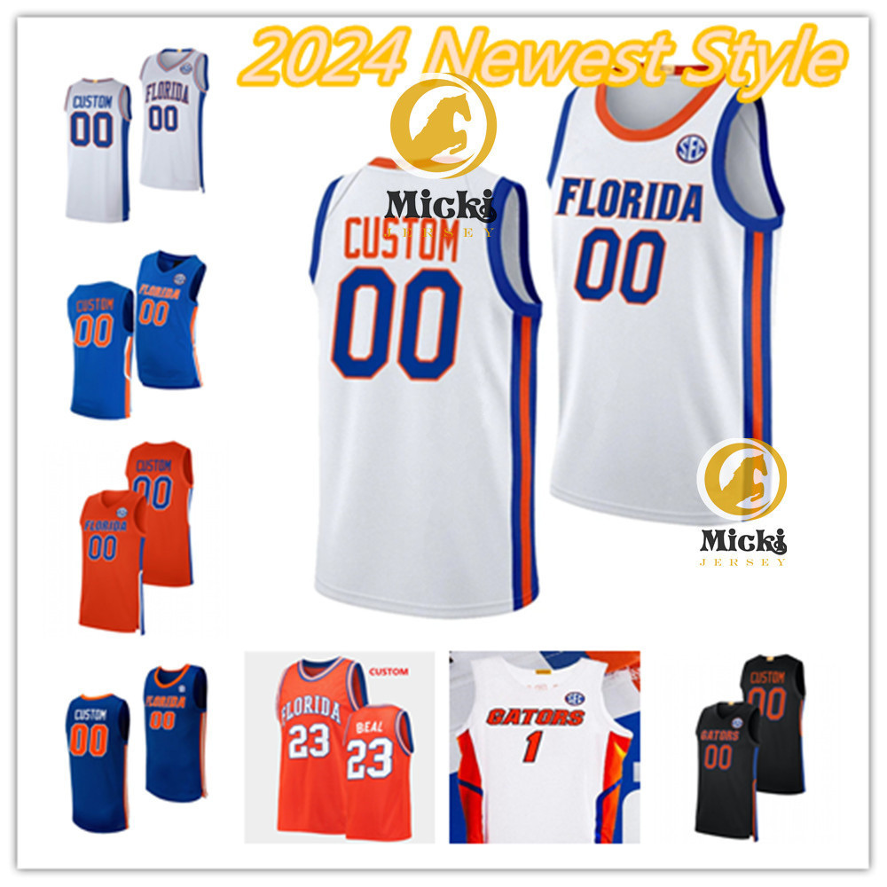 EJ Jarvis Florida Gators 2024 Basketball Jersey Cooper Josefsberg Kajus Kublickas Zyon Pullin Julian Rishwain Tyrese Samuel Florida Jerseys Custom Stitched