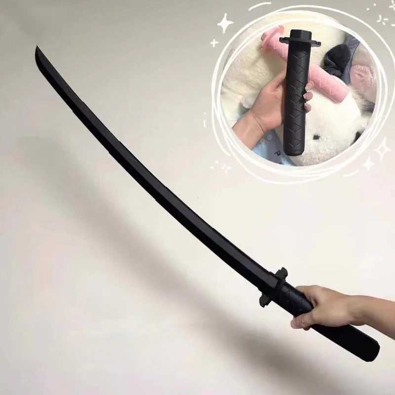10PCS Decompression Toy 3D Gravity Knife Katana Stretchable Cos Decompression Creative Retractable Katana Toy 3D Printing Gravity Sword Gifts For Frie