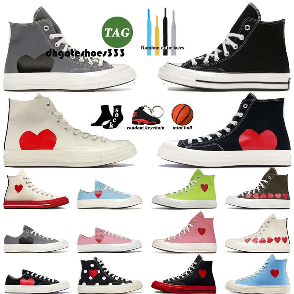 designer shoes men All Star high low Grey White Multi-Heart black Vintage Canvas Squirrel Friend Brown Milk Blue Quartz Casual Shoes