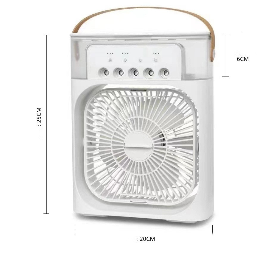 Mini Air Conditioner Air Cooler Water Cooling Spray Fan Portable USB Desktop Humidification Fan Small Queit Free Rotation Air Cooling Fan For Home Off