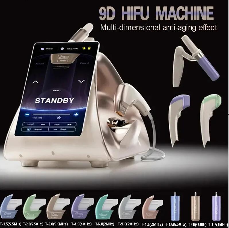 Clinic use 9D Hifu Lift Facial Anti-Wrinkle Ultra Ultrasonic body slimming skin tightening wrinkles removal skin lift resurfacing erase signs of aging