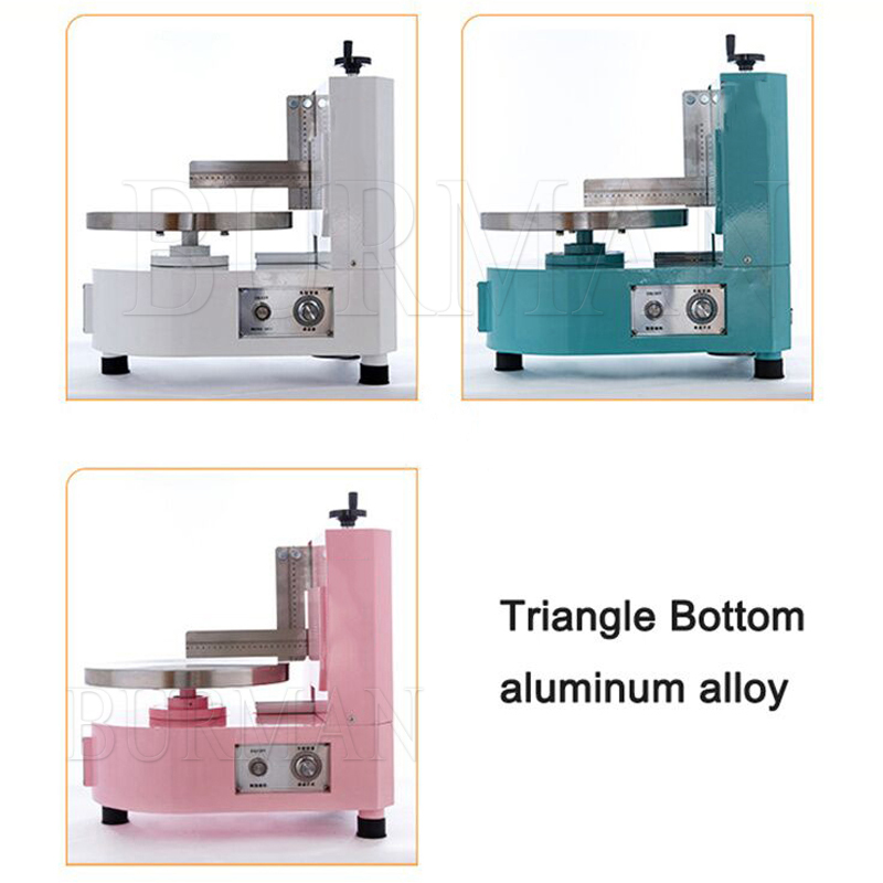 Bakery Equipment Birthday Cake Automatic Decorating Cream Depositor Smoother Frosting Coating Icing Spreading Machine