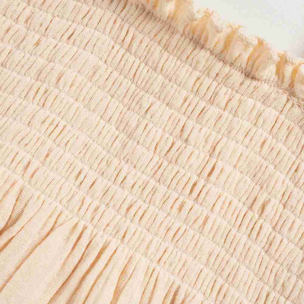 Clothing Sets Baby girl fine cotton cloth set for girls childrens newborn clothing summer solid color sleeveless shorts+wide leg pants WX