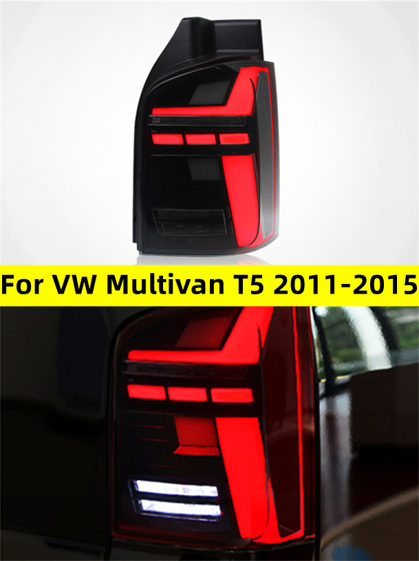 Car Tail Light Assembly LED DRL Rear Turning Signal Light Stop Brake Lamp For VW Multivan T5 20 11-20 15