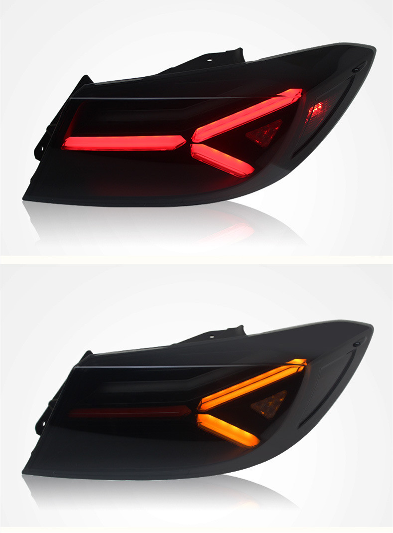 Taillight Assembly for Toyota GR86 Subaru BRZ Fishbone Taillights LED Dynamic Turn Signal Light Street Light