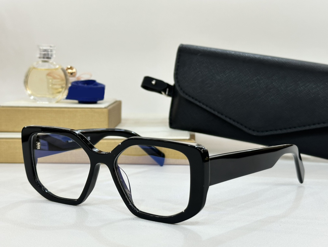 Optical Eyeglasses For Men Women Retro Designer A04V Fashion Sheet Glasses Acetate Frame Detailed Elasticity Polygon Style Anti-Blue Light Lens Plate With Box