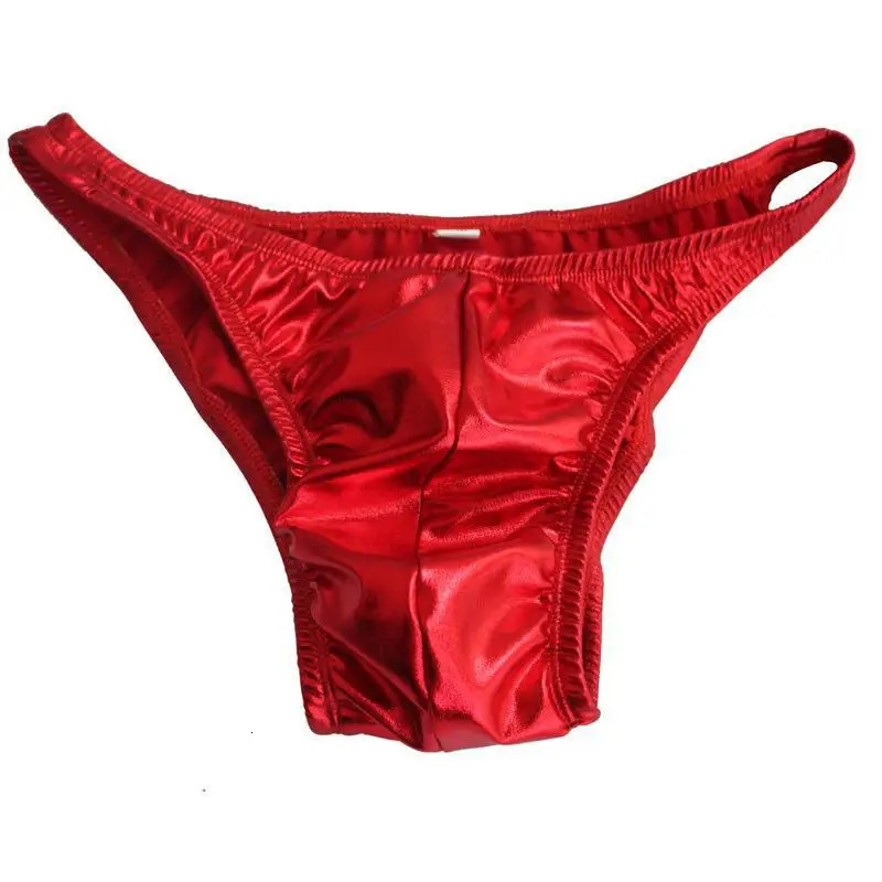 NPC IFBB WBFF Mens Fitness Posing Trunks Competition Pants Triangle Shorts Fabric Gold Shining Briefs C04 240509