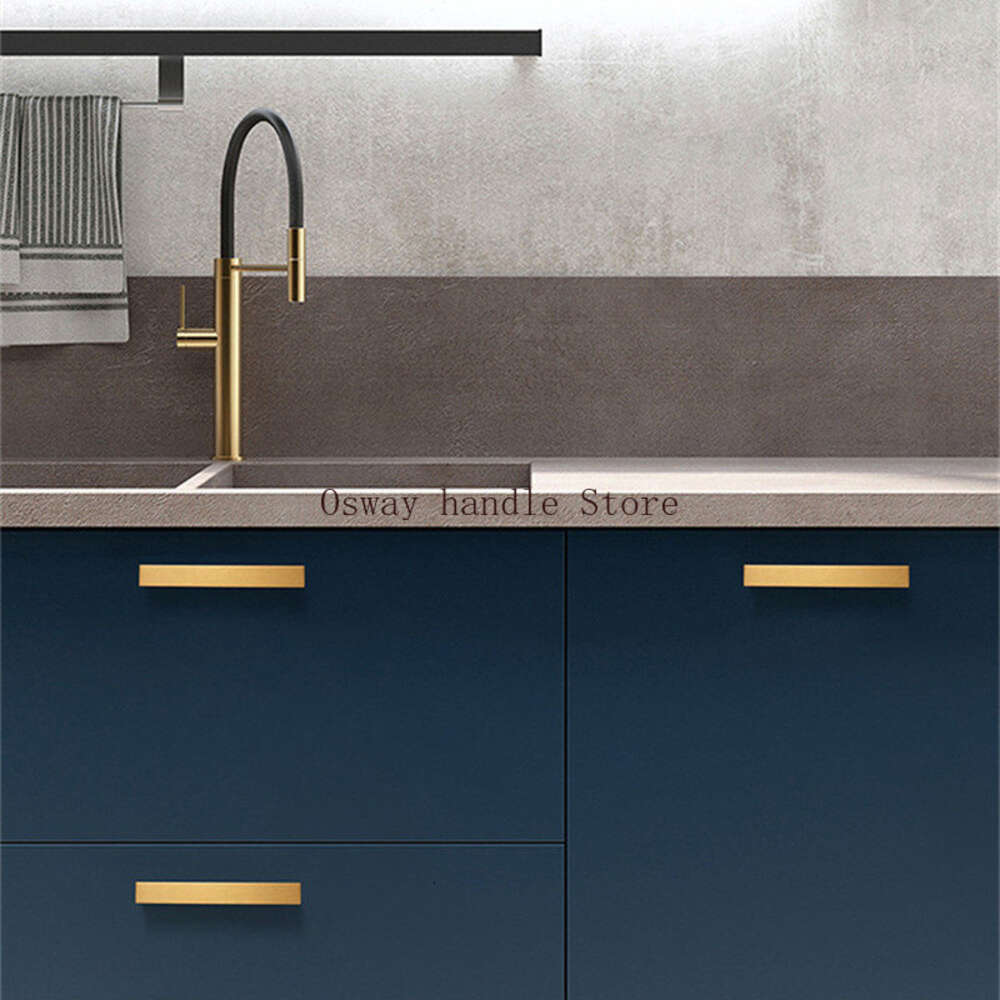 New 1000mm Aluminium Black Furniture Wardrobe Cabinet Door Handles Kitchen Cupboard Drawer Knobs Long Handle Hardware