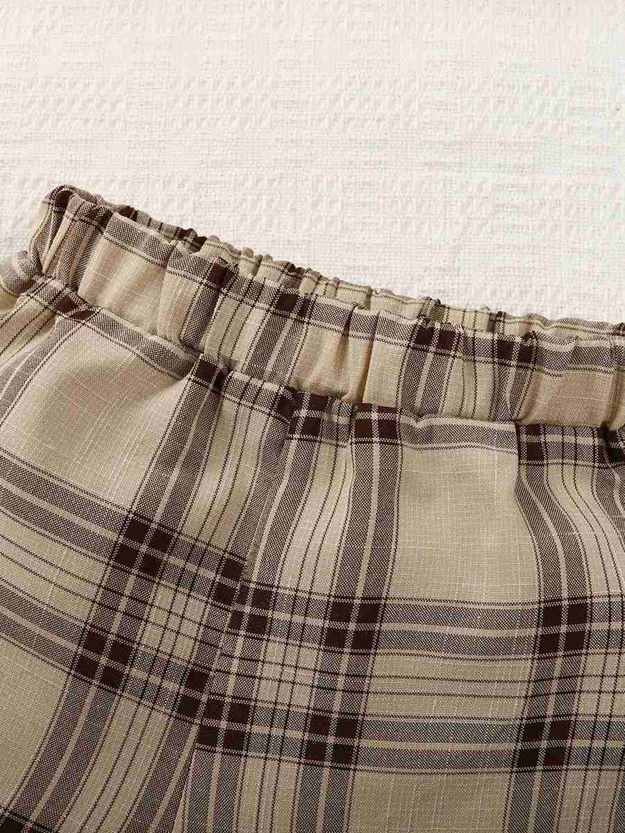 Clothing Sets 2PCS childrens mens clothing set short sleeved solid color shirt with bow and shorts fashionable mens clothing suitable for children age