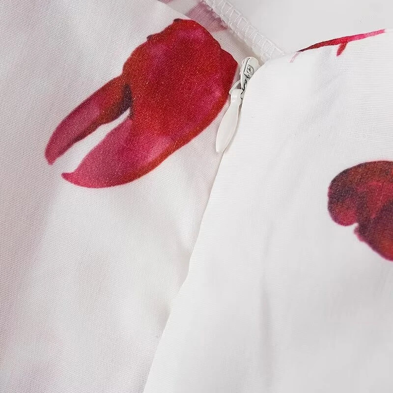 TRAF Womens Suit Fashion Summer Print Shirt for Women Ladies StraightLeg Pants Casual Chic Female Set 240514