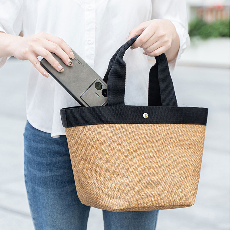 Women's Handbag Ins Grass Woven Bag Fashion Woven Vegetable Basket Small Handheld Summer Bucket Tote Bag beach handbag