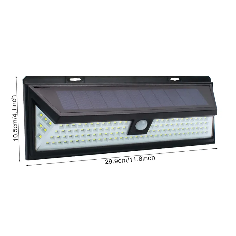 Solar Wall Lights Outdoor Solar Lamp Powered Sunlight 3 Modes PIR Motion Sensor for Garden Decorations Wall Streets crestech168