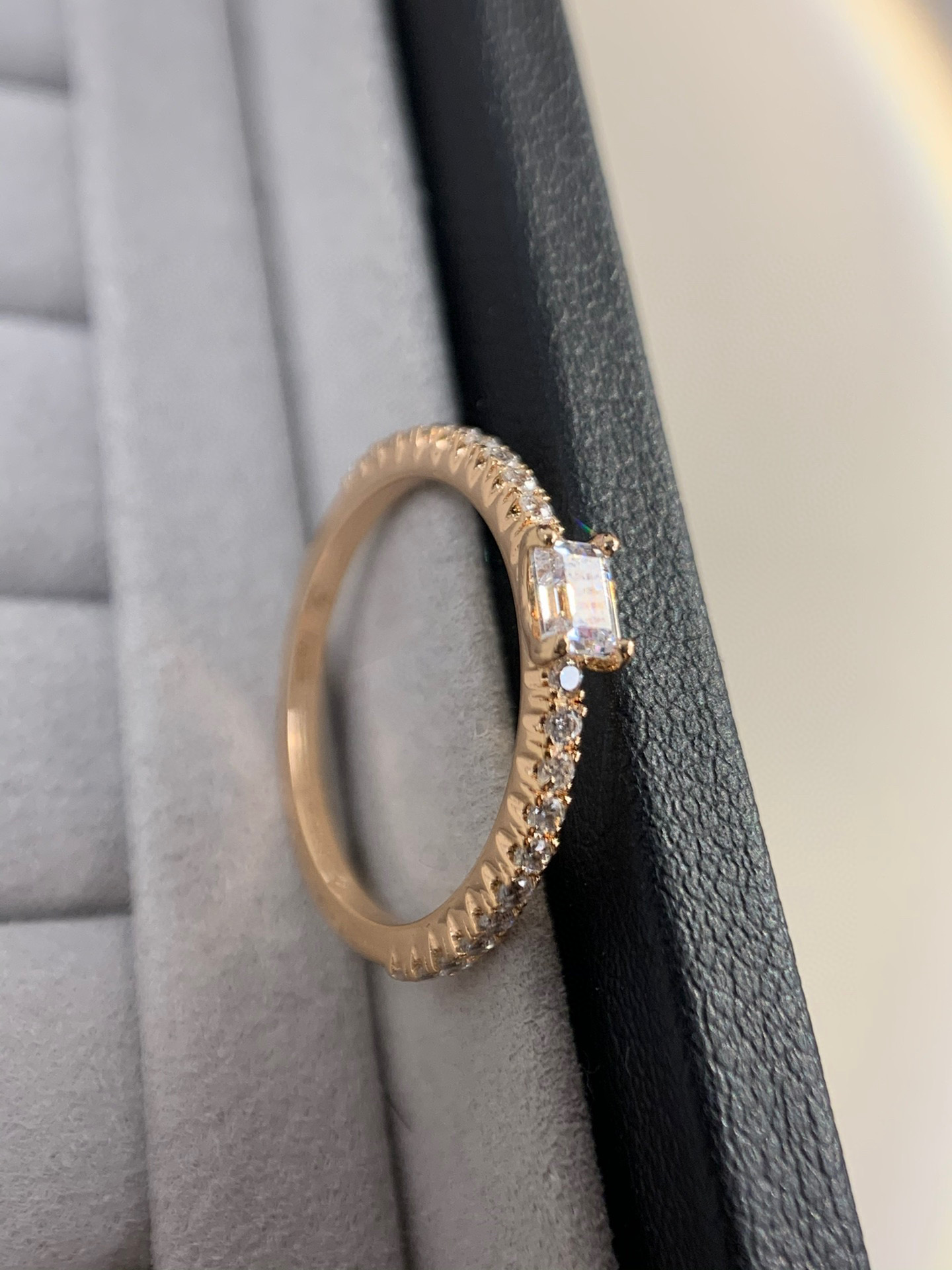 Love Eternity Micro Pave Moissanite Dia 100% Original sterling sier Wedding band Rings for Women Men Promise JewelryFashion Ring