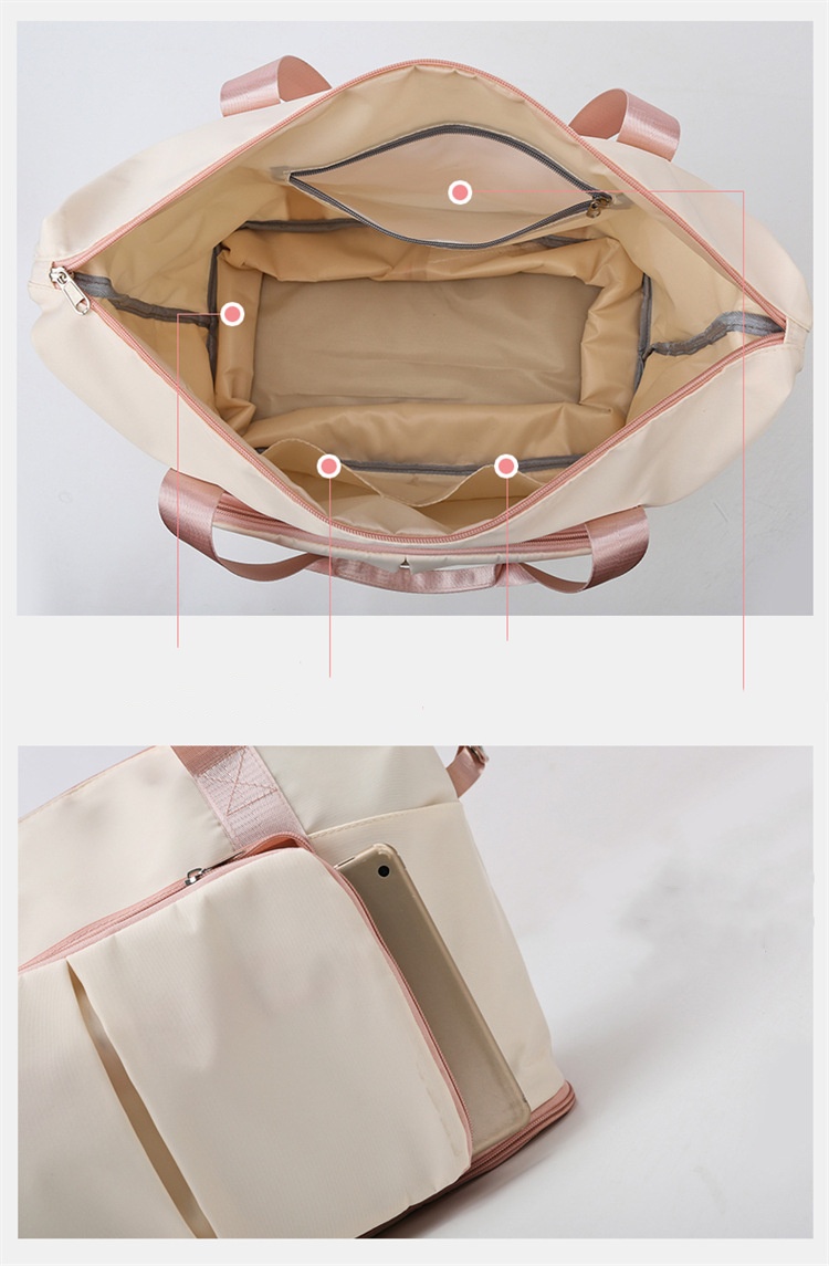 LLLM Multifunction Nylon Storage Bag Large Duffel Bags Backpack Unisex Travel Bag Waterproof Casual Beach Sports Luggage Bags 5 Colors With tags