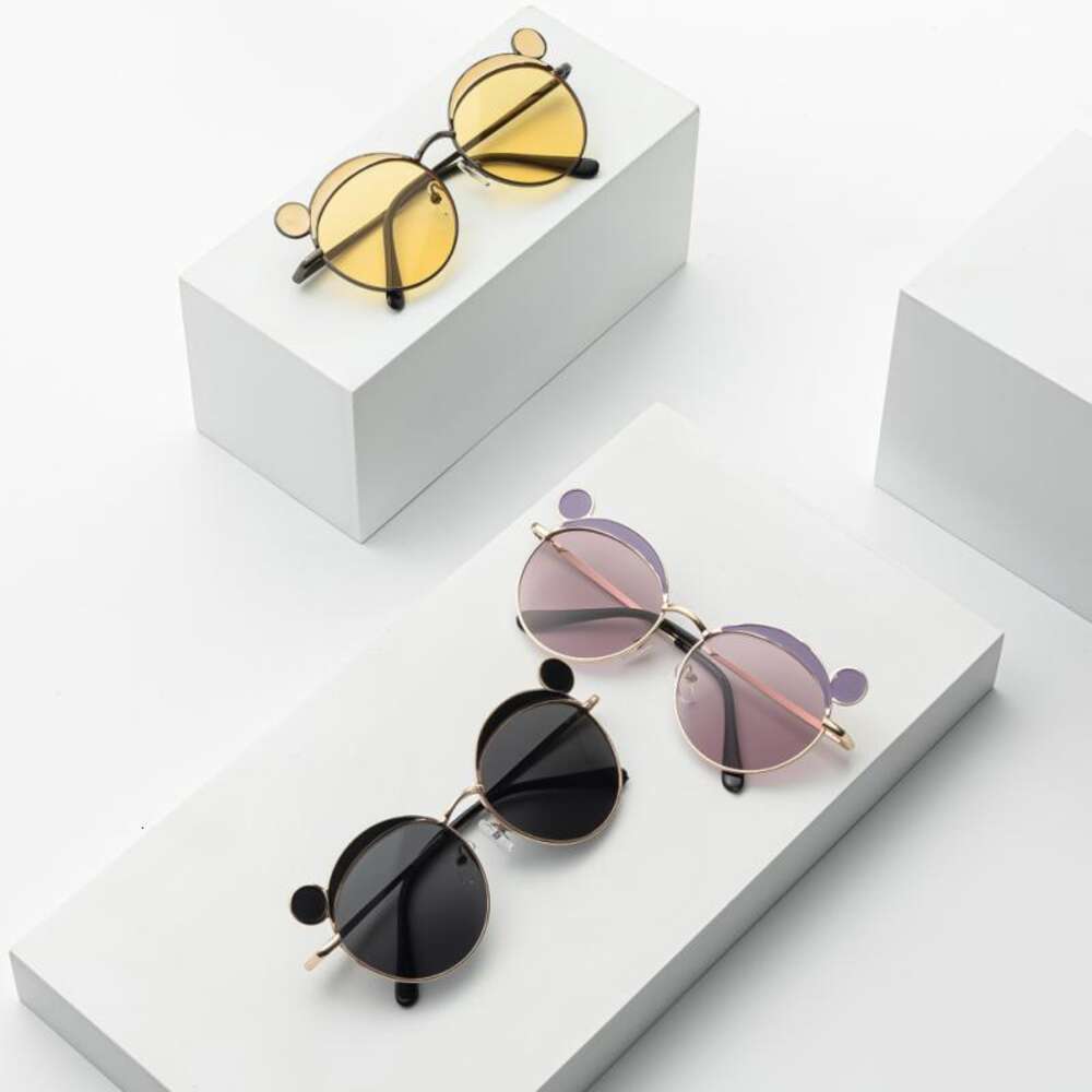 Cute Funny Panda Cartoon Eyeglasses Children's Shades Sun Protection Glasses UV400 Boys Girls Outdoor Sunglasses