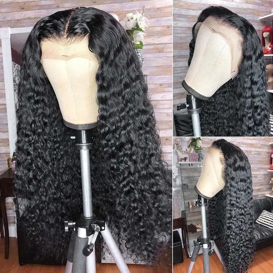 Water Wave Wigs Human Hair 13x4 13x6 Hd Lace Frontal Wigs Water Wave Lace Closure Wig Remy Brazilian Curly Wigs For Women