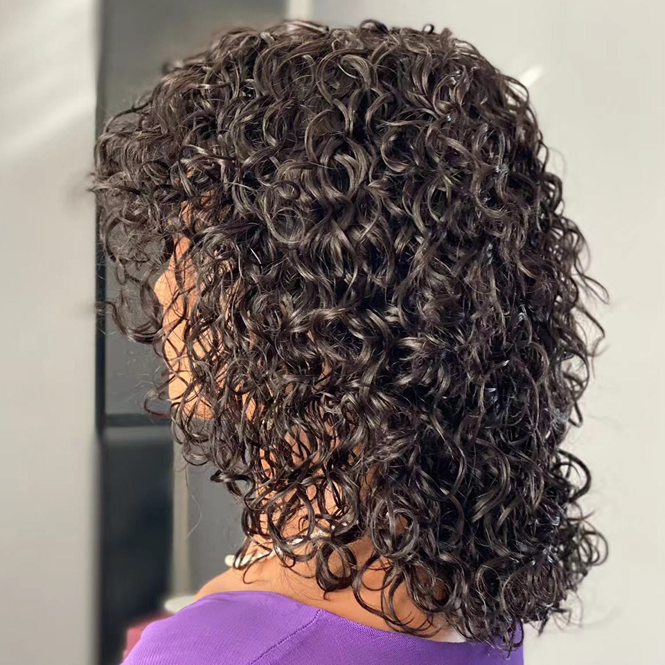 Afro 4C Edges Virgin Human Hair 150% HD Lace Frontal Wig Remy Kinky Curly Simualation Human Hair Wigs For Women