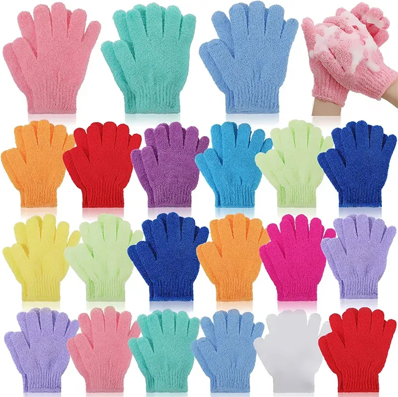 Wholesale Exfoliating Gloves Bath Brushes Shower Spa Massage Body Scrubs Dead Skin Cell Remover Solft and Suitable for Men Women FY7324 0518