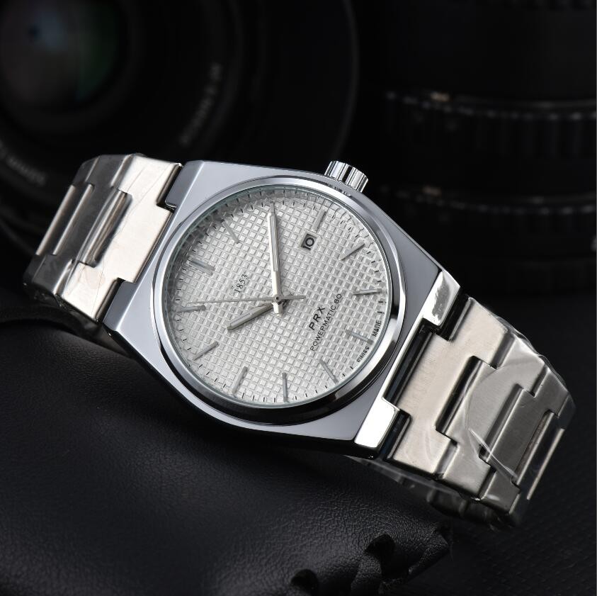 Fashion Brand WristWatches Men lady business Automatic mechanical watches high Movement classics 1853 PRX Watch powermatic 80 watch Luxury wrist-watch T137427A