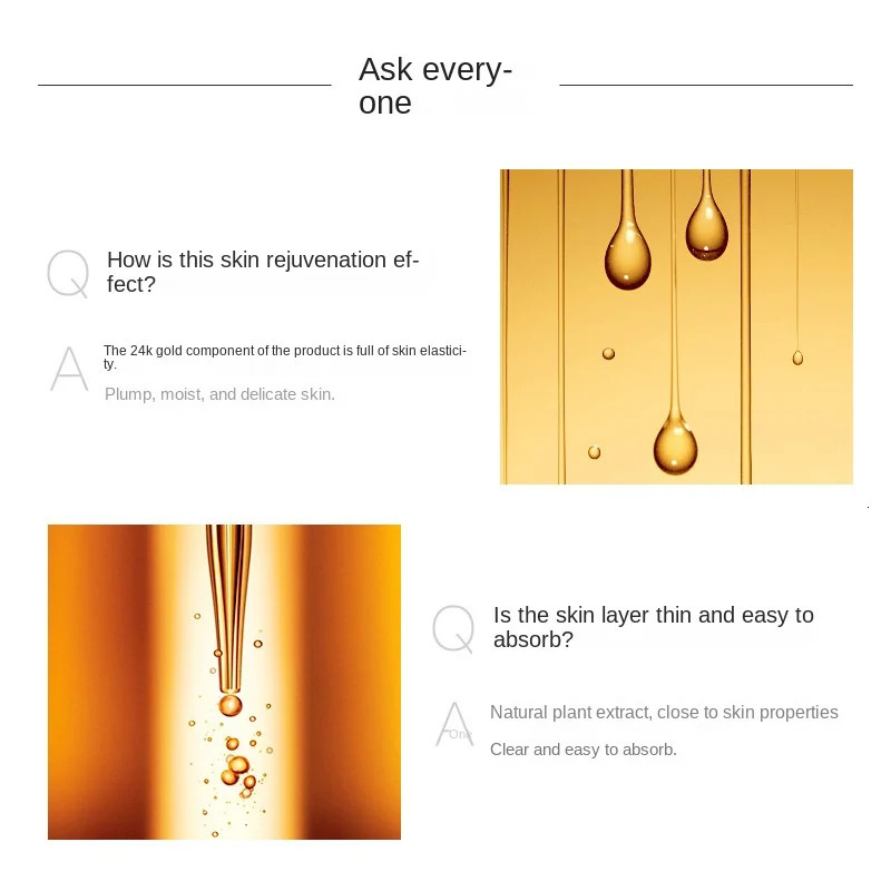 24K Gold Skin Care Sets Moisturizes Shrinks Pore Oil Control 24K Gold Toner Face Cream Emulsion Essence Sets 240517