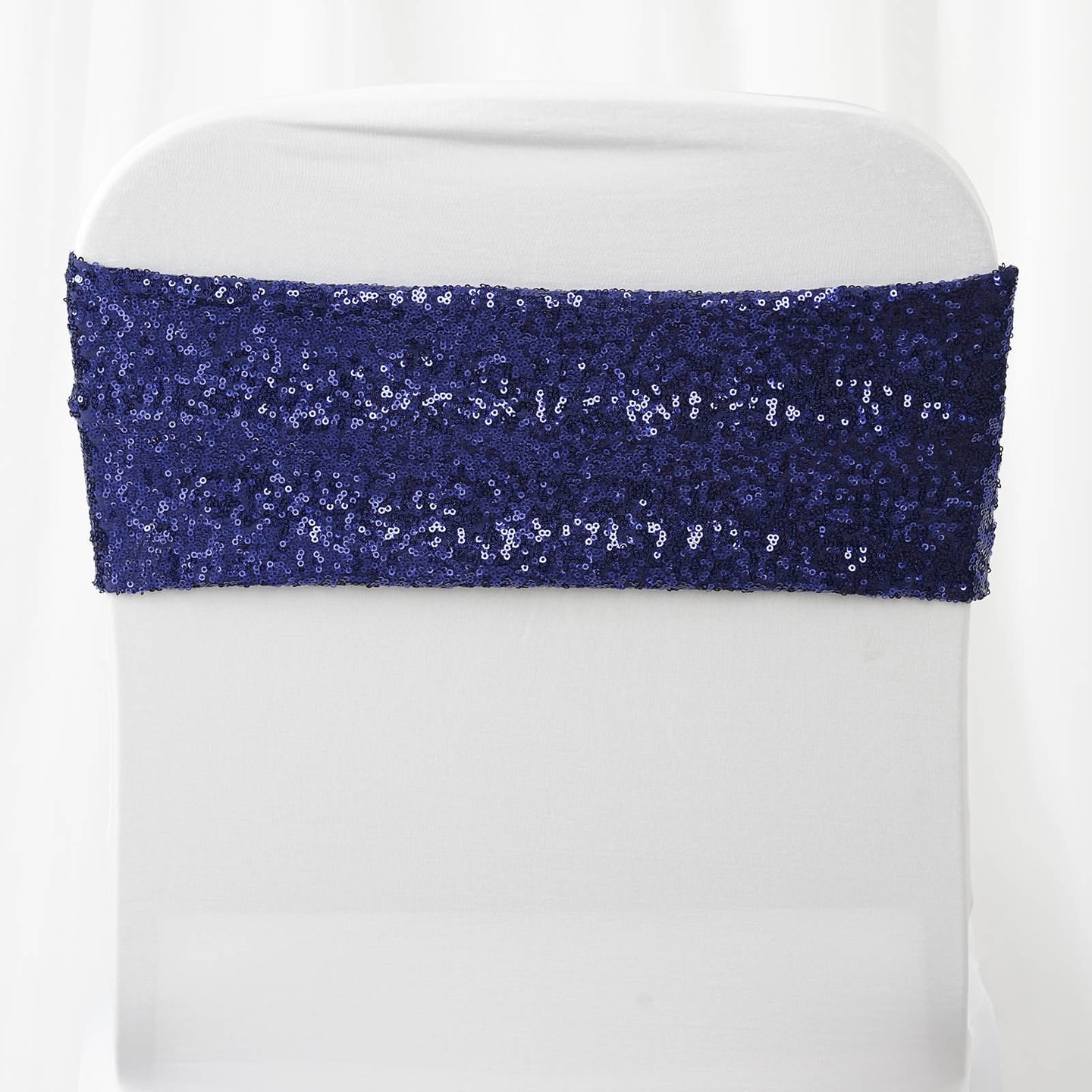 2024 Fashion Elegant Vintage Wedding Chair Covers Sequined Flower Sashes Wholesale Party Supplies Accessories 06