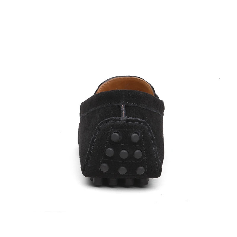 High Quality Suede Men Casual Shoes Light Nonslip Mens Driving Slip on Flats Loafers Leather 10 Colors Size 3849 240509