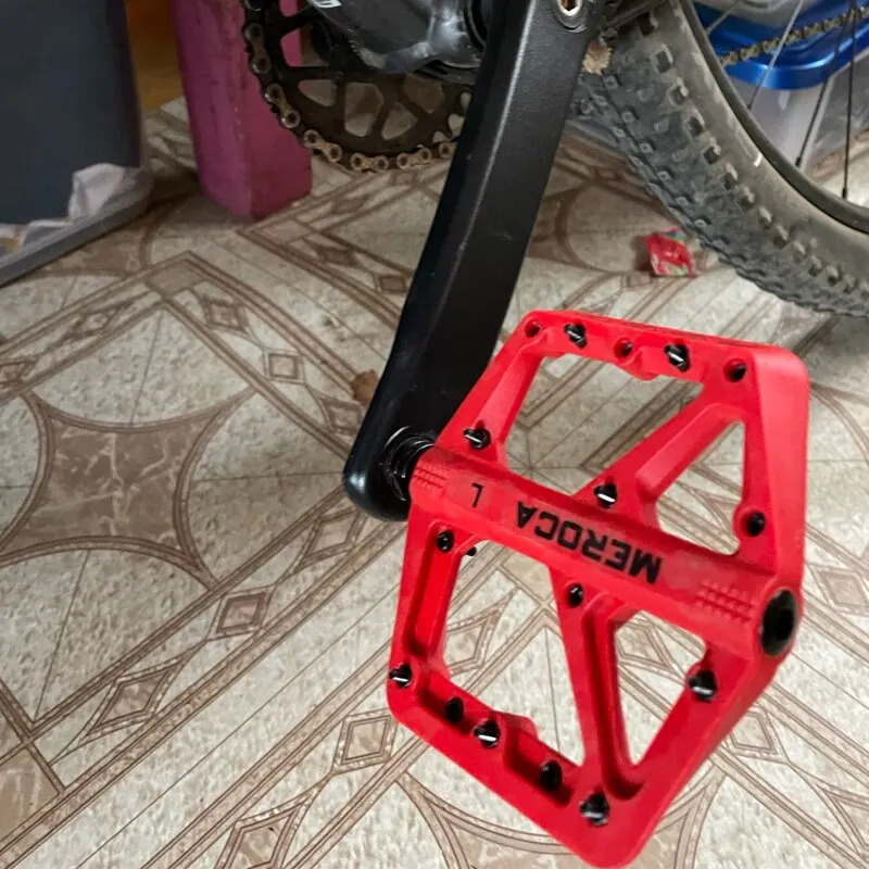 Bicycle Pedal Fiber Widened Nylon Fiber Ultralight Seal Du Bearing BMX Mtb Bicycle Pedals Accessories 240518