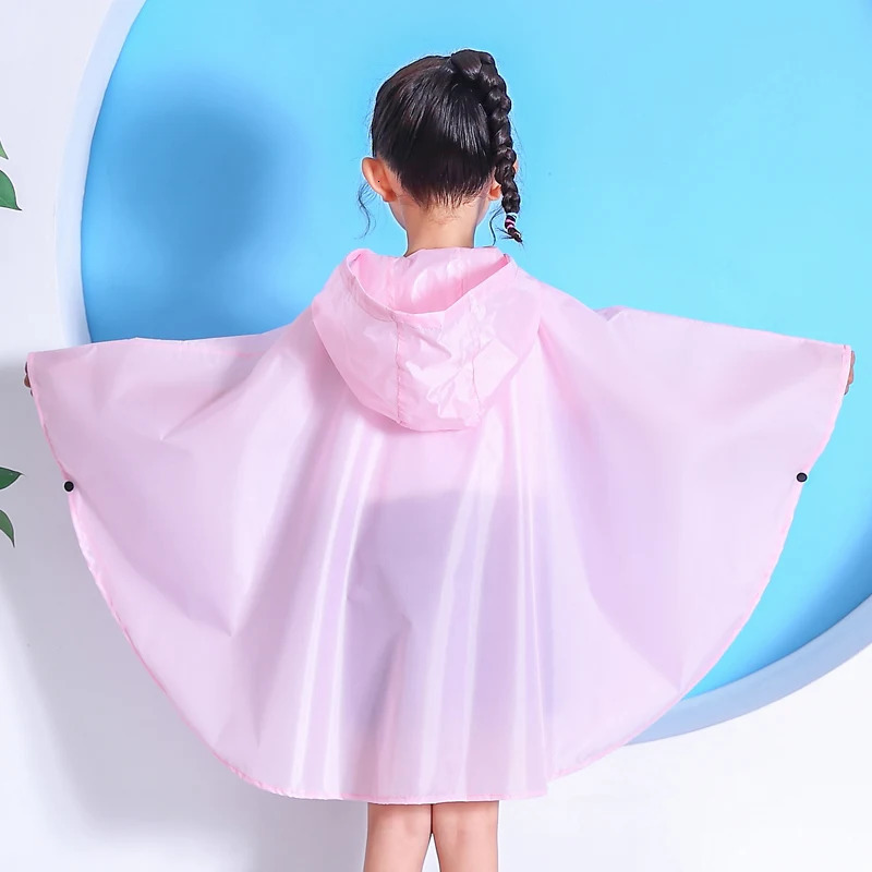 Raincoat Kids Waterproof Windproof Hooded Light Hiking Rain Coat Ponchos Jacket Cloak Raingear Chubasqueros Mujer 240518