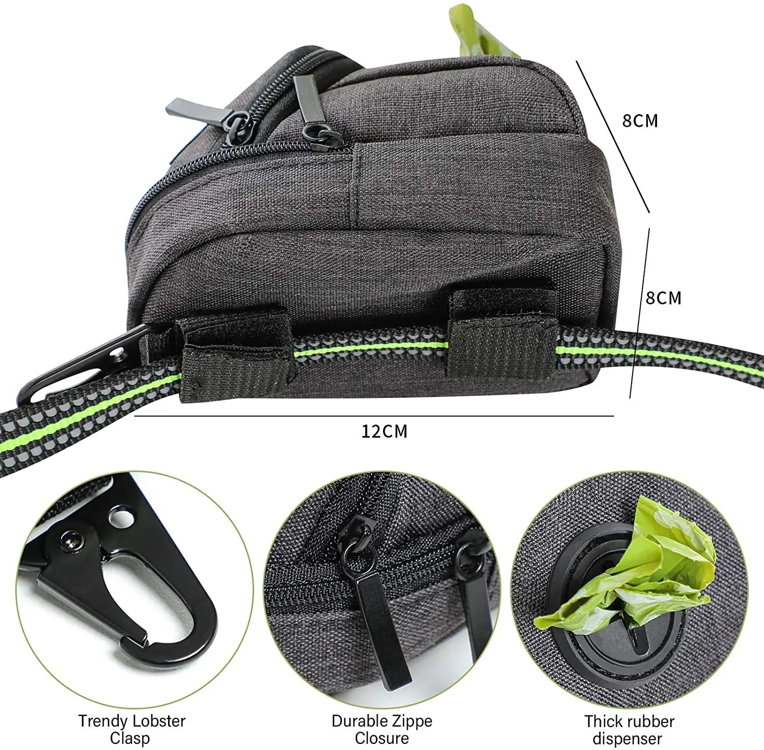2025 new Treat Pouch Poop Dispenser Portable Multi-function training bag Outdoor Travel Dog Bag Durable Pet accessories