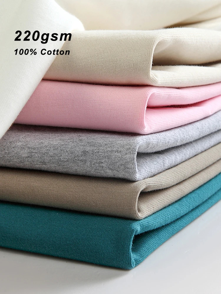 18 Colors Summer Basic Tshirt Men Women Unisex 220G Cotton Oversized Tee Korean Loose Tops Solid Color Short Sleeve Tshirti 240510