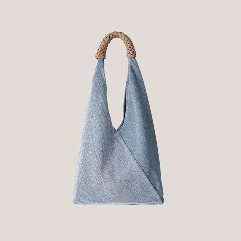 Cowboy Canvas Bag Women's One Shoulder Tote Bag New Moon Bag Small Design High Quality Large Capacity Bag Cowboy Bag Designer Bag