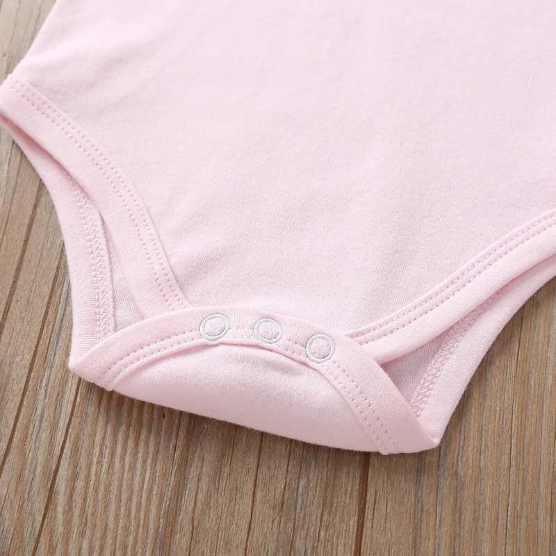Clothing Sets Baby jumpsuit 0-12 months 2024 Summer Solid Color Polo Baby Boys and Girls jumpsuit Baby Roupas J240518