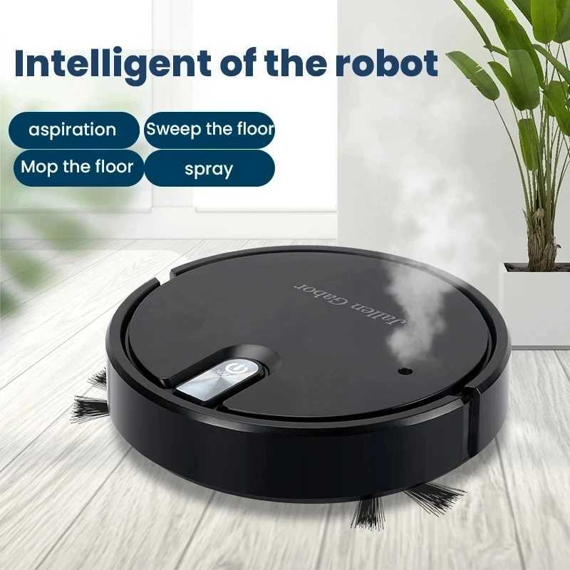 Robotic Vacuums Smart Robot Vacuum Cleaner 5-in-1 Wireless Multifunctional Super Quiet Vacuuming Mopping Humidifying For Home Use Home Appliance J0522