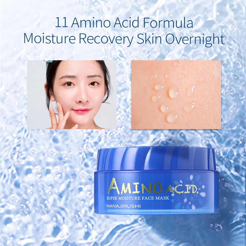 HANAJIRUSHI Skin Care Set Amino Acid Collection Cleanser Limpiador Face mask Toner Lotion 240517