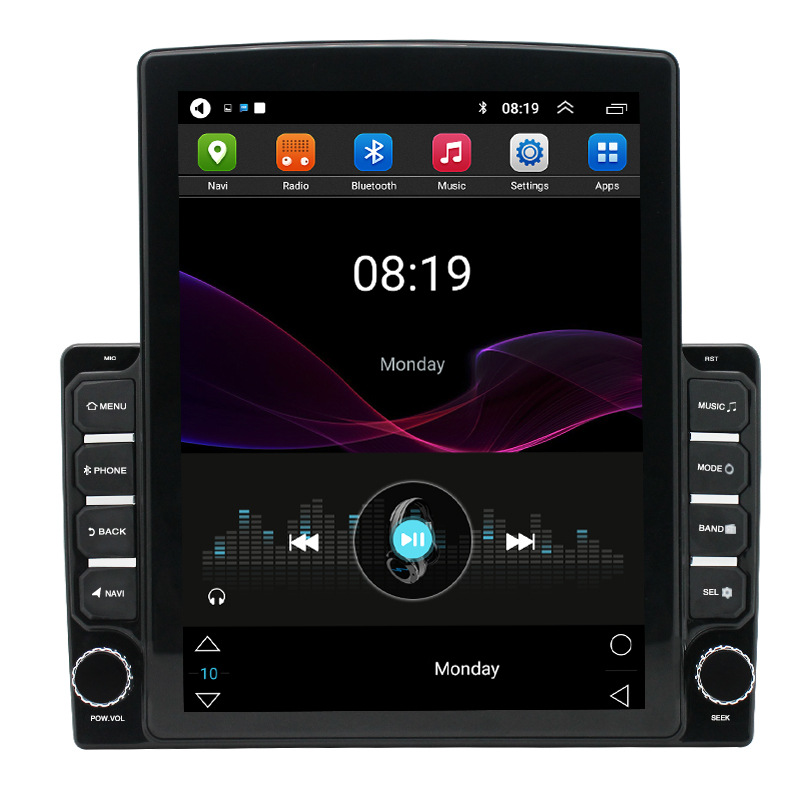 10 Touch Screen Android Auto Monitor Car Stereo Video Player 2G32G Double GPS Navigation Bluetooth Vehicle Ra With 25D Tempered Mirror C251017